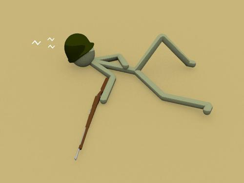 Stickman Model Soldier WW2 preview image